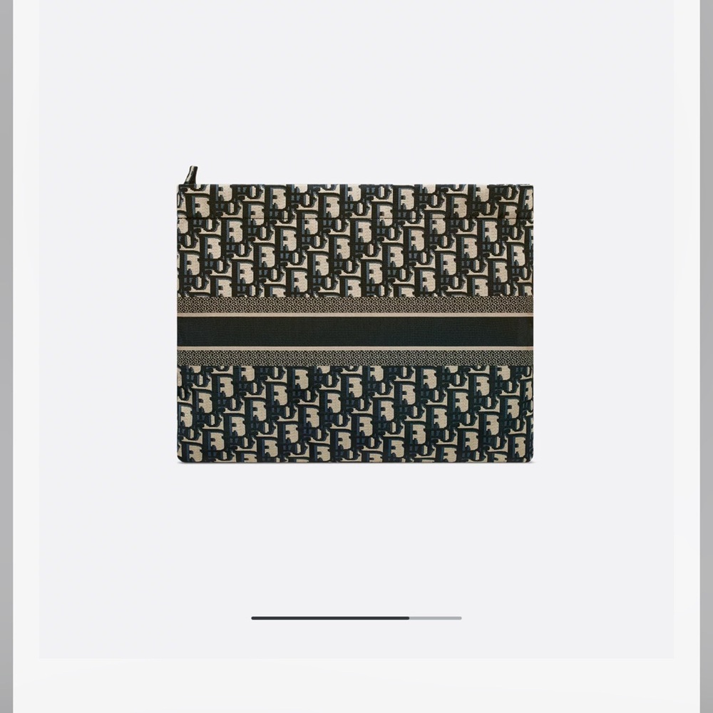 Dior Black and Cream Toiletry Bag - Picture 3 of 4